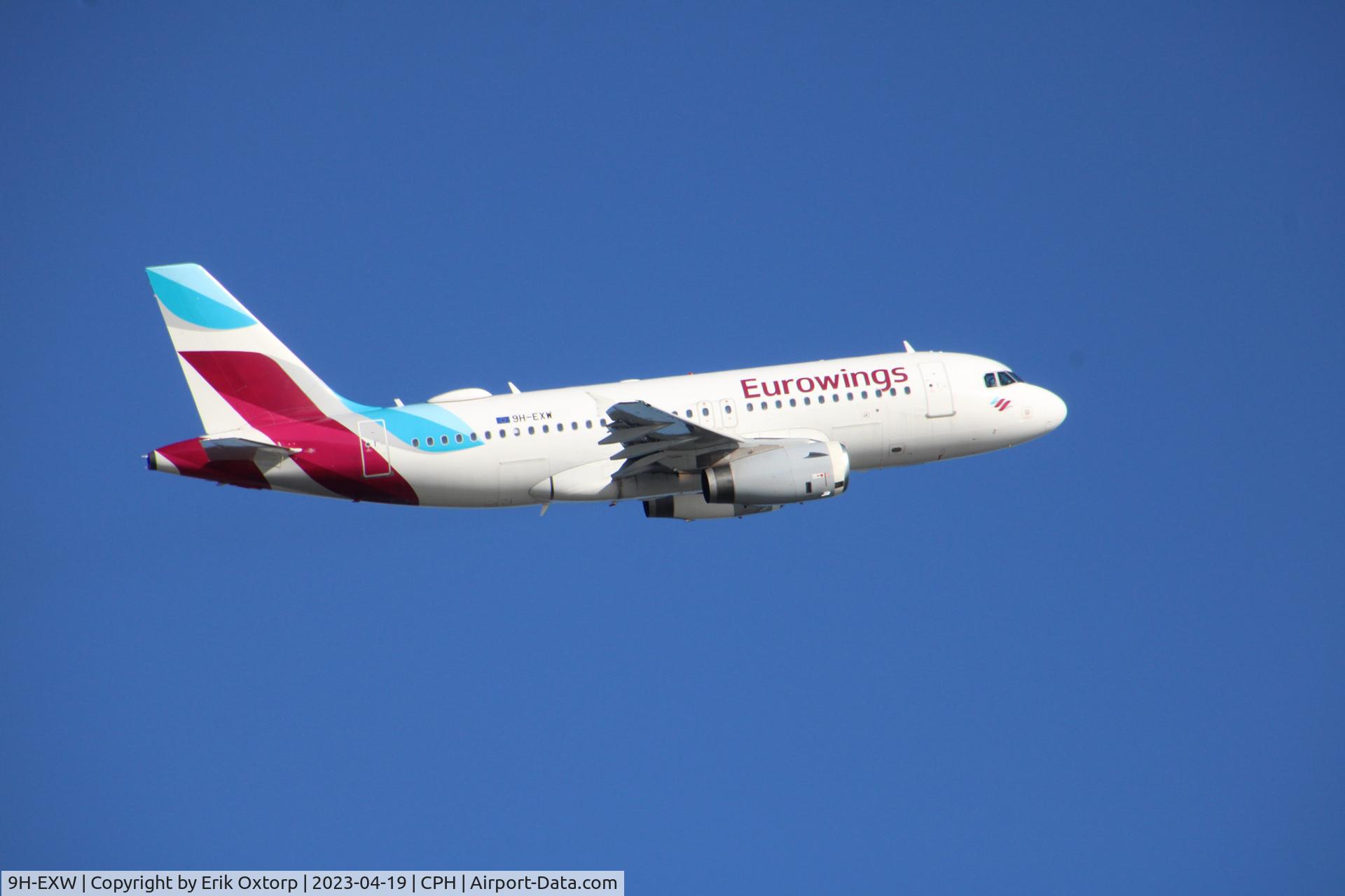 9H-EXW, 2013 Airbus A319-100 C/N 5535, 9H-EXW take off rw 04R