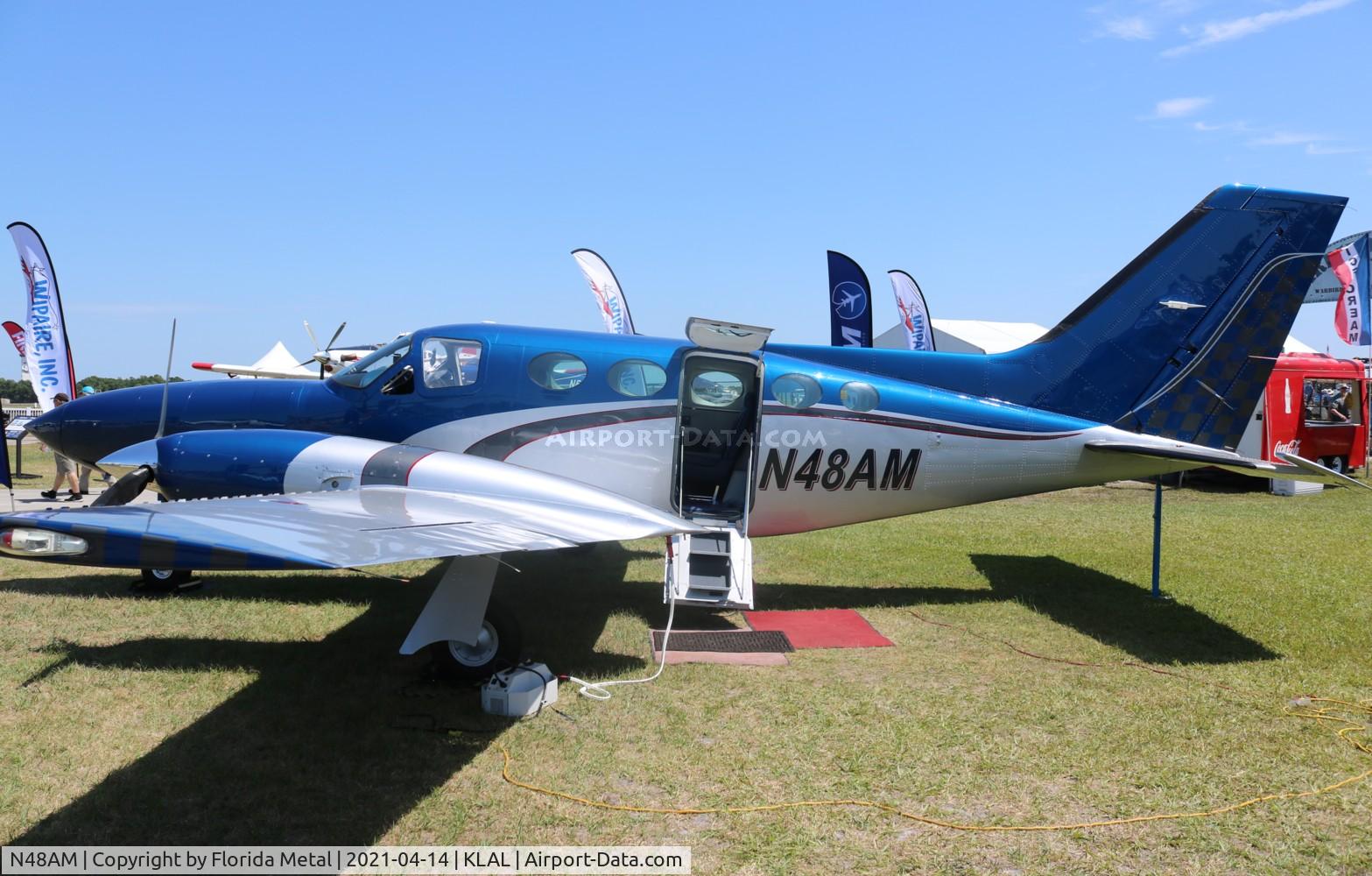 N48AM, 1980 Cessna 414A Chancellor C/N 414A0609, Cessna 414 zx