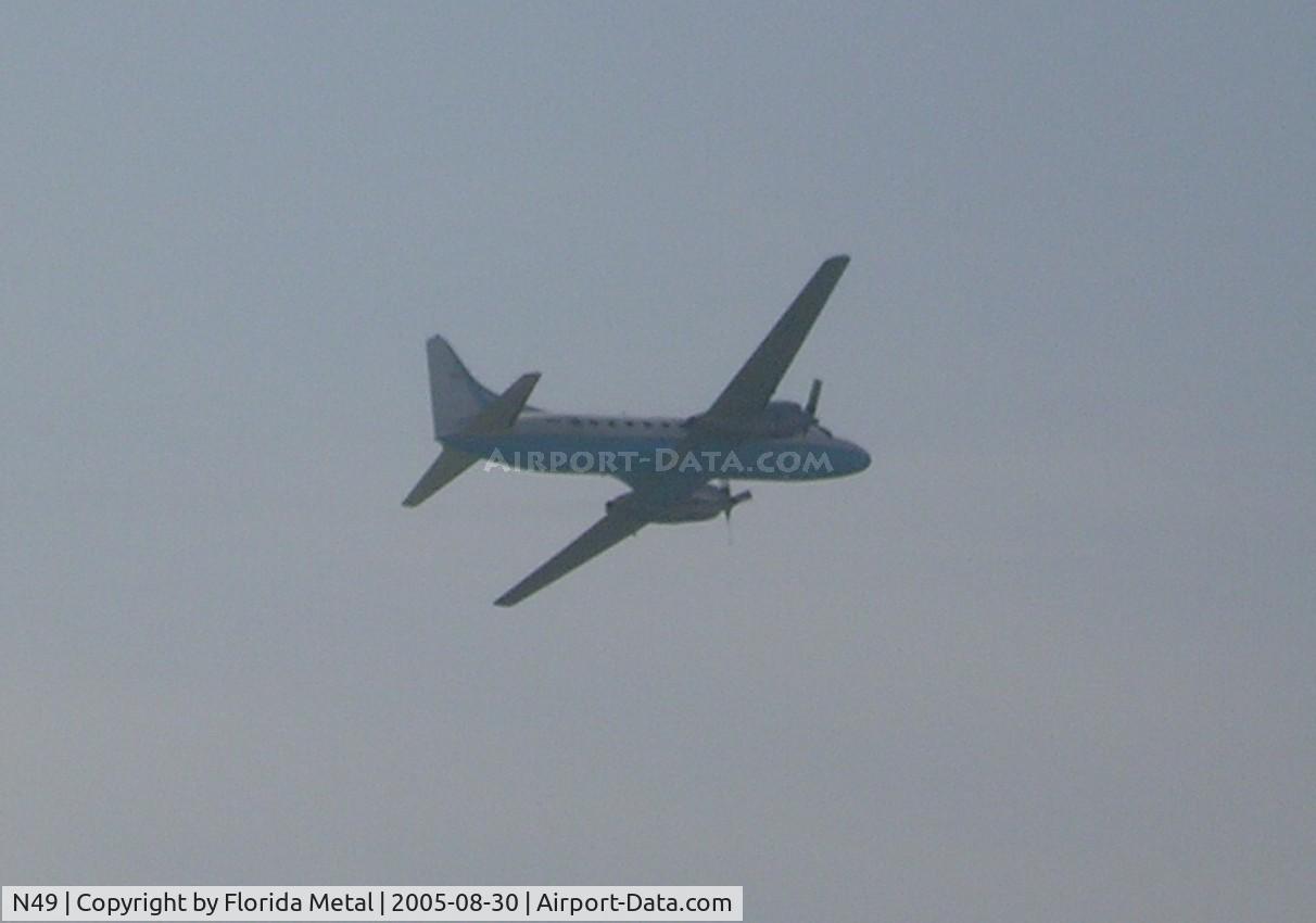 N49, 1957 Convair 440 Metropolitan C/N 479, Atlantic City Beach - FAA zx