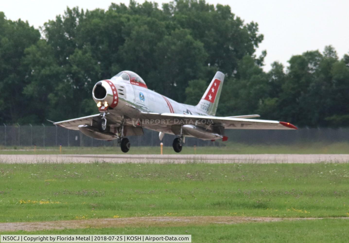 N50CJ, Canadair CL-13B Sabre 6 C/N 1490, Oshkosh 2018 zx