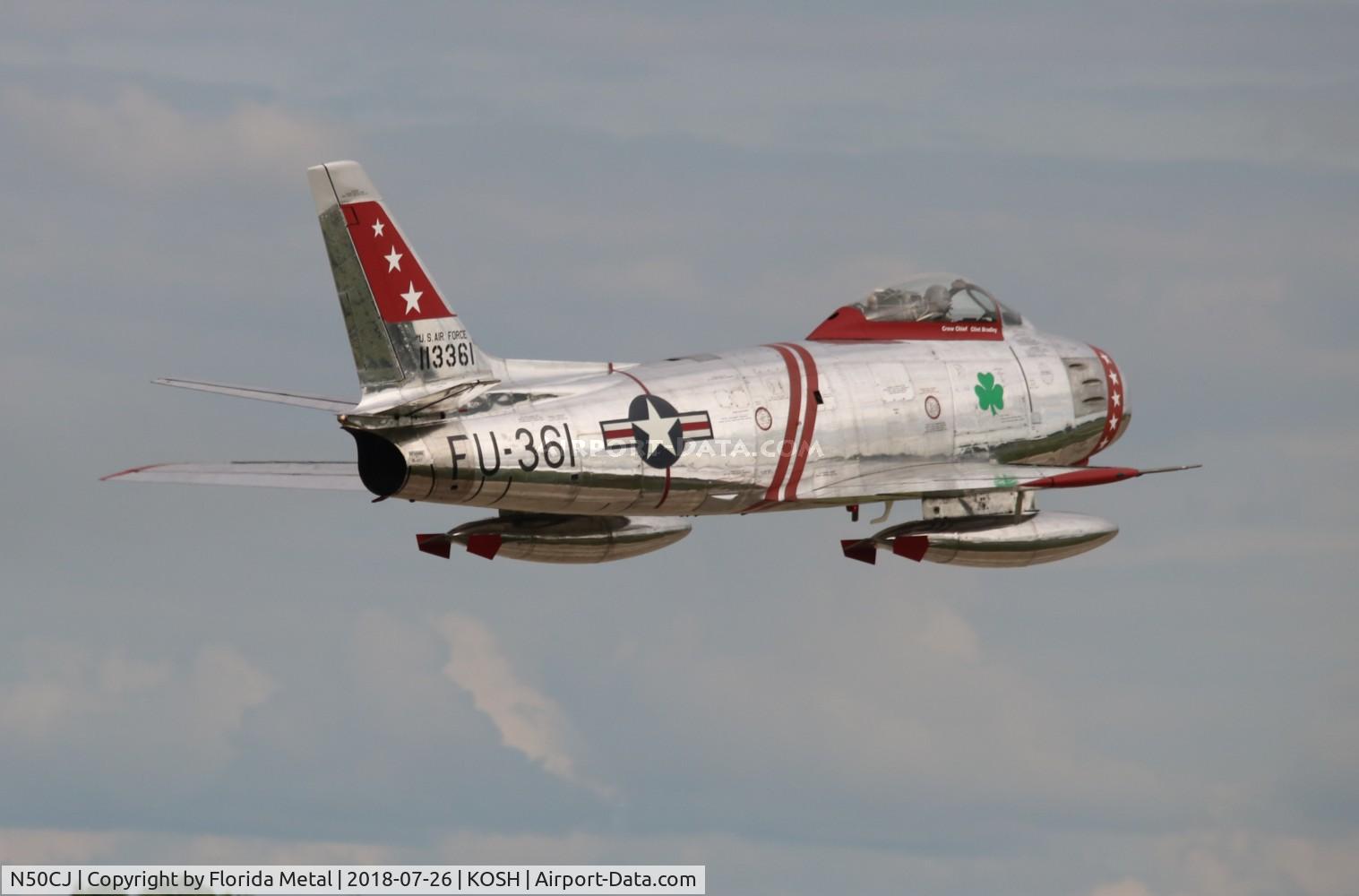N50CJ, Canadair CL-13B Sabre 6 C/N 1490, Oshkosh 2018 zx