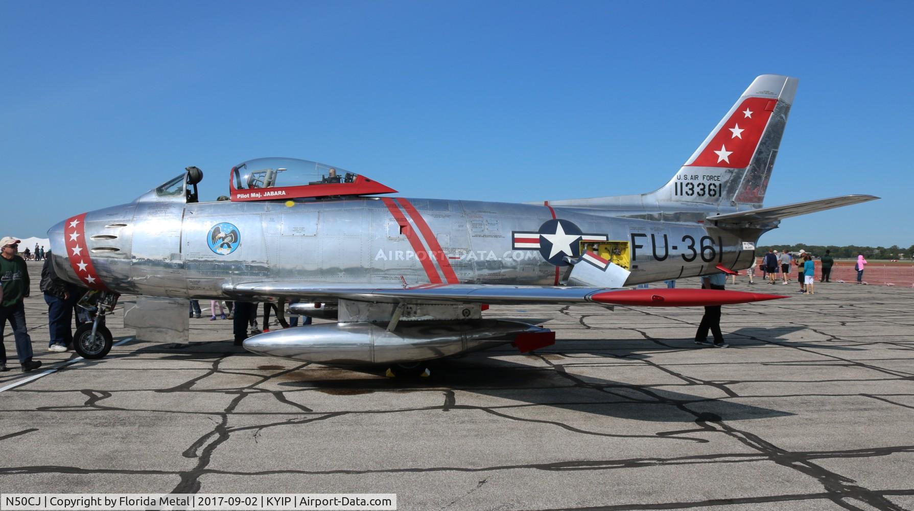 N50CJ, Canadair CL-13B Sabre 6 C/N 1490, F-86 zx