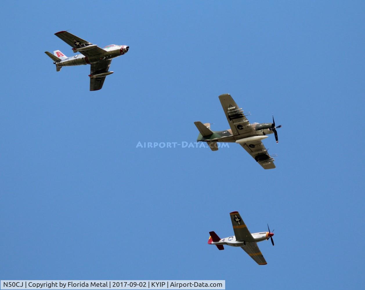 N50CJ, Canadair CL-13B Sabre 6 C/N 1490, Thunder Over Michigan 2017 zx