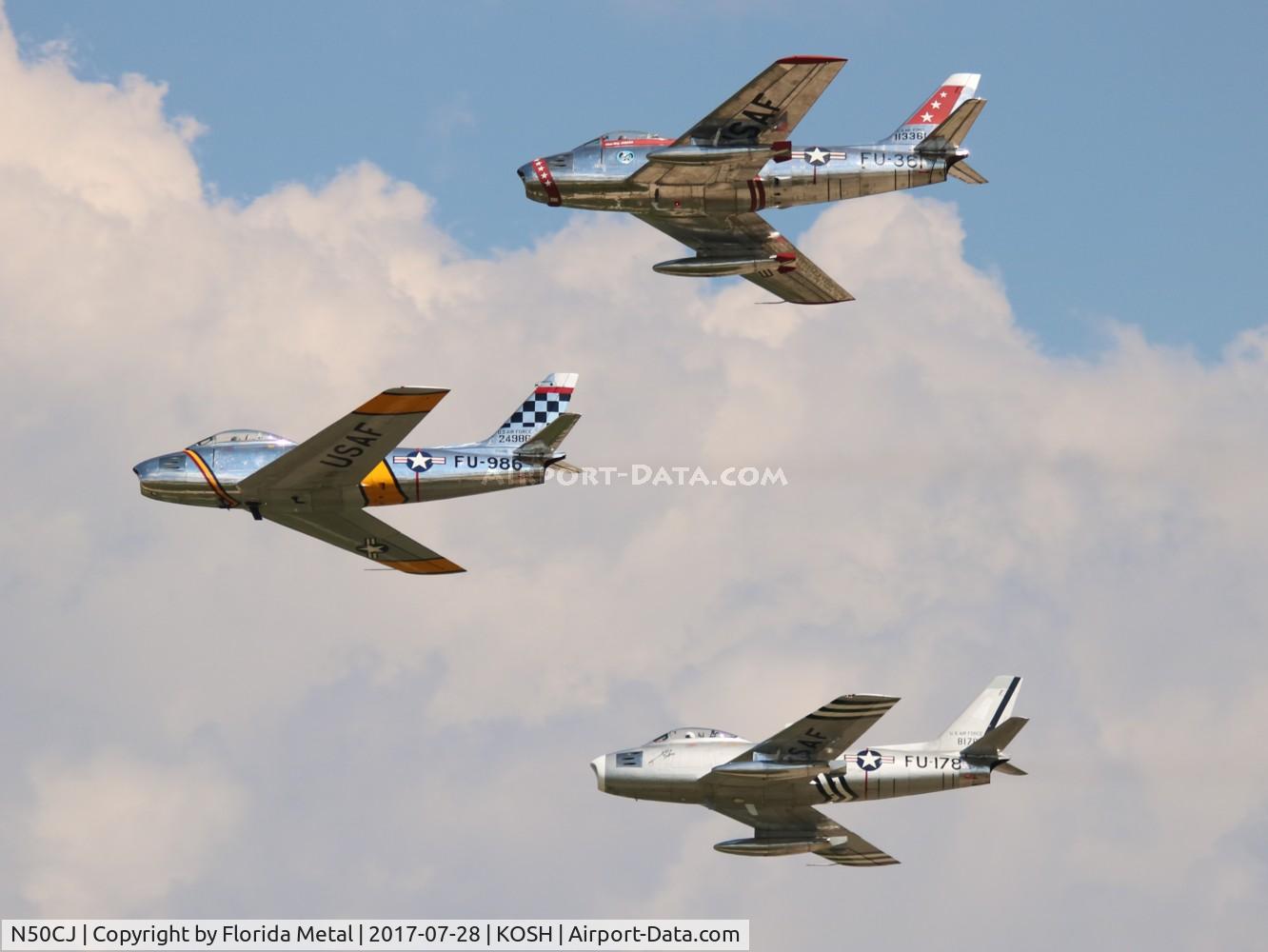 N50CJ, Canadair CL-13B Sabre 6 C/N 1490, Oshkosh 2017 zx