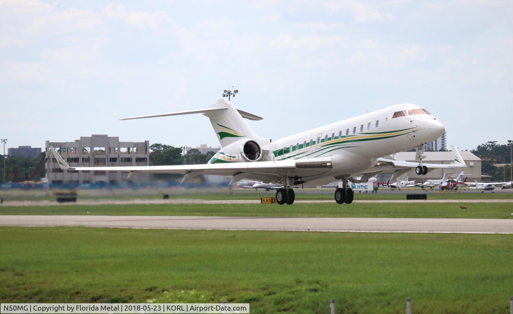 N50MG, 2014 Bombardier BD-700 1A11 Global 5000 C/N 9605, Global 5000 zx