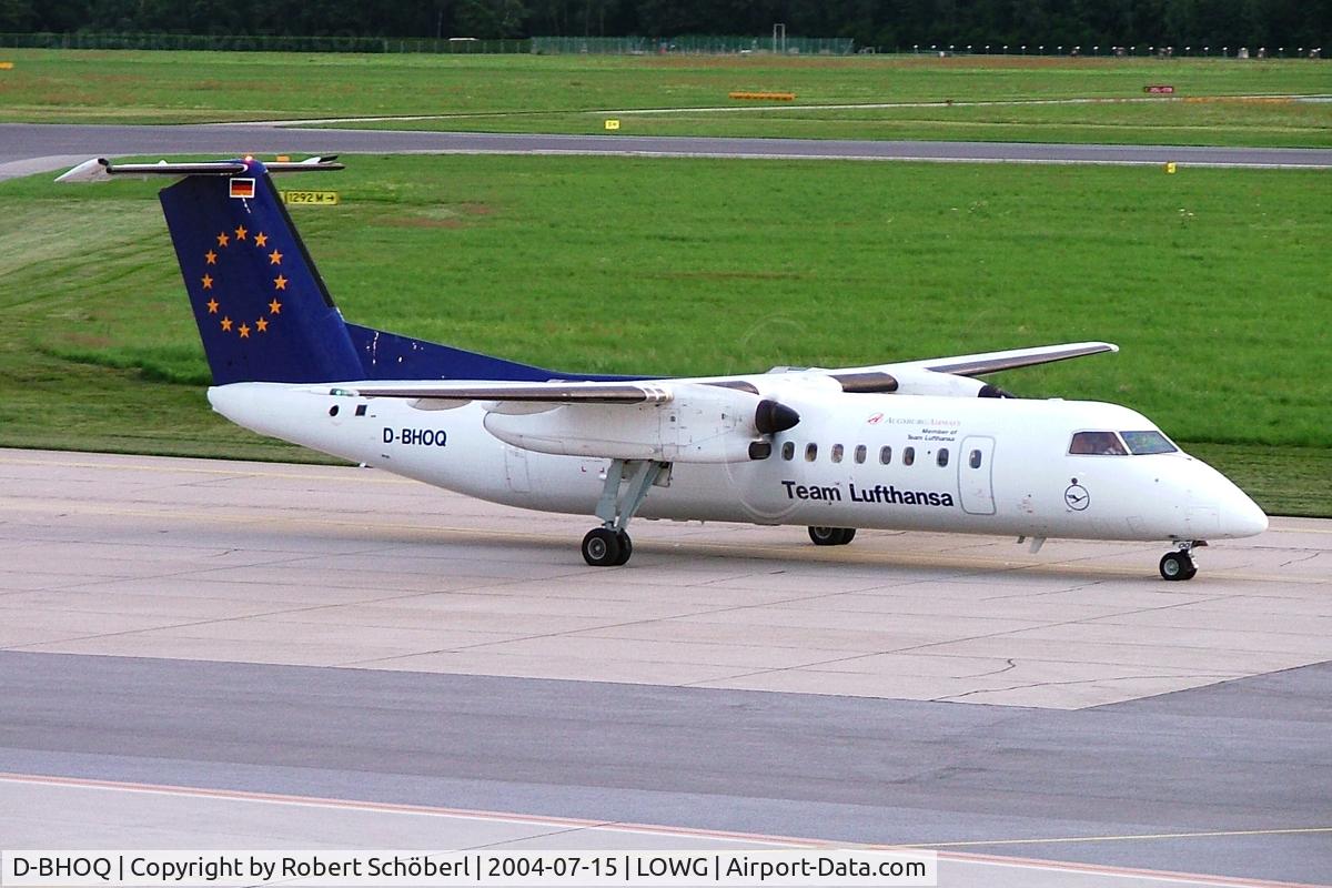 D-BHOQ, 2000 De Havilland Canada DHC-8-314 Dash 8 C/N 544, D-BHOQ @ LOWG 2004