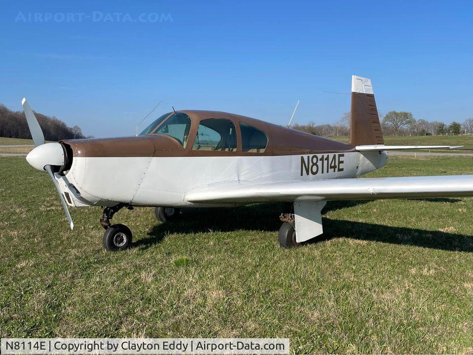 N8114E, 1959 Mooney M20A C/N 1385, Not my pic.