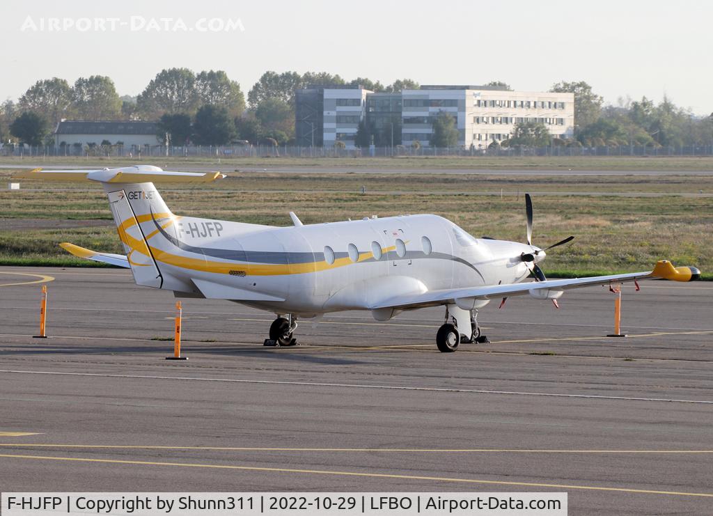 F-HJFP, 2017 Pilatus PC-12/47E C/N 1708, Parked at the General Aviation area...