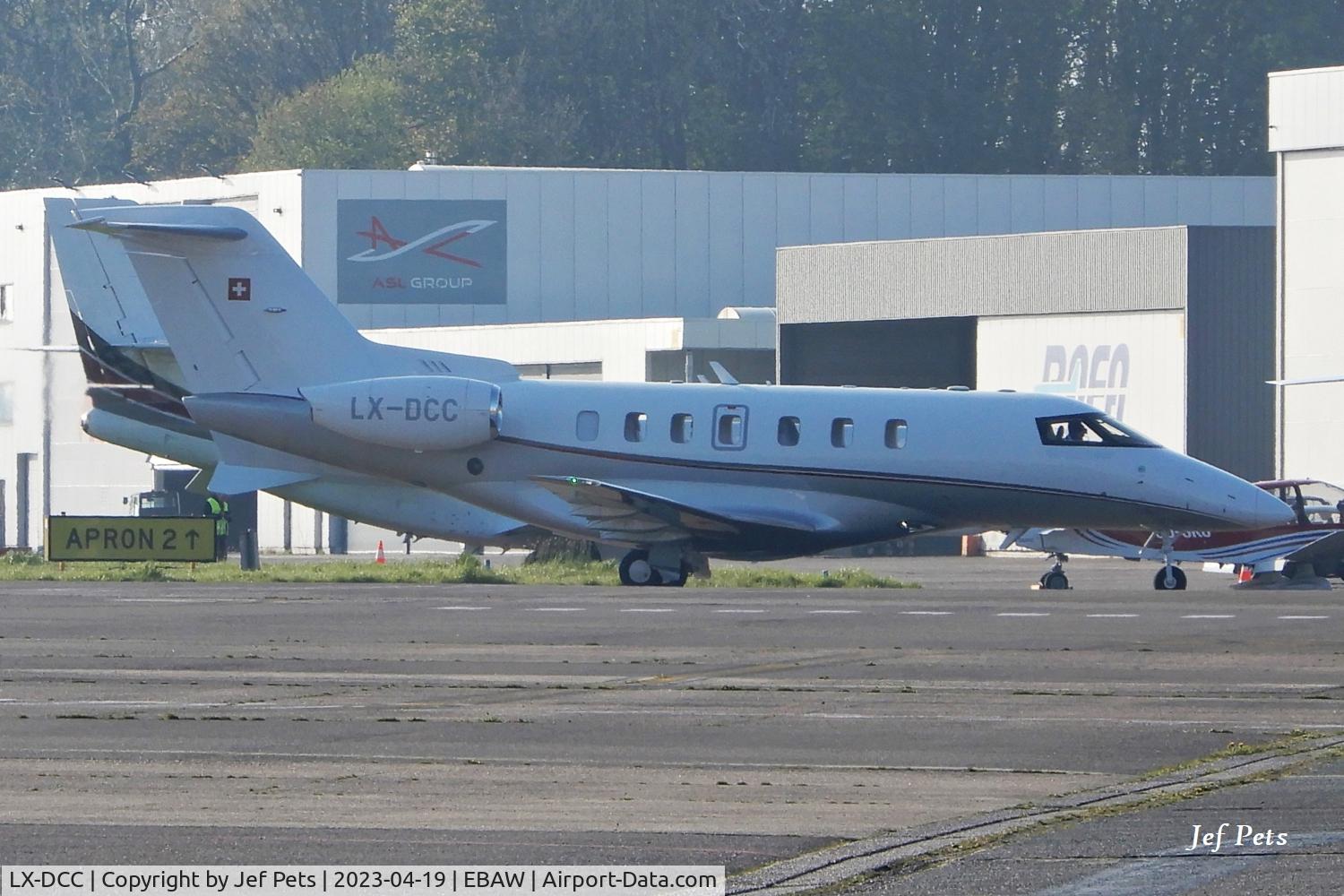 LX-DCC, 2020 Pilatus PC-24 C/N 195, At Antwerp Airport.
