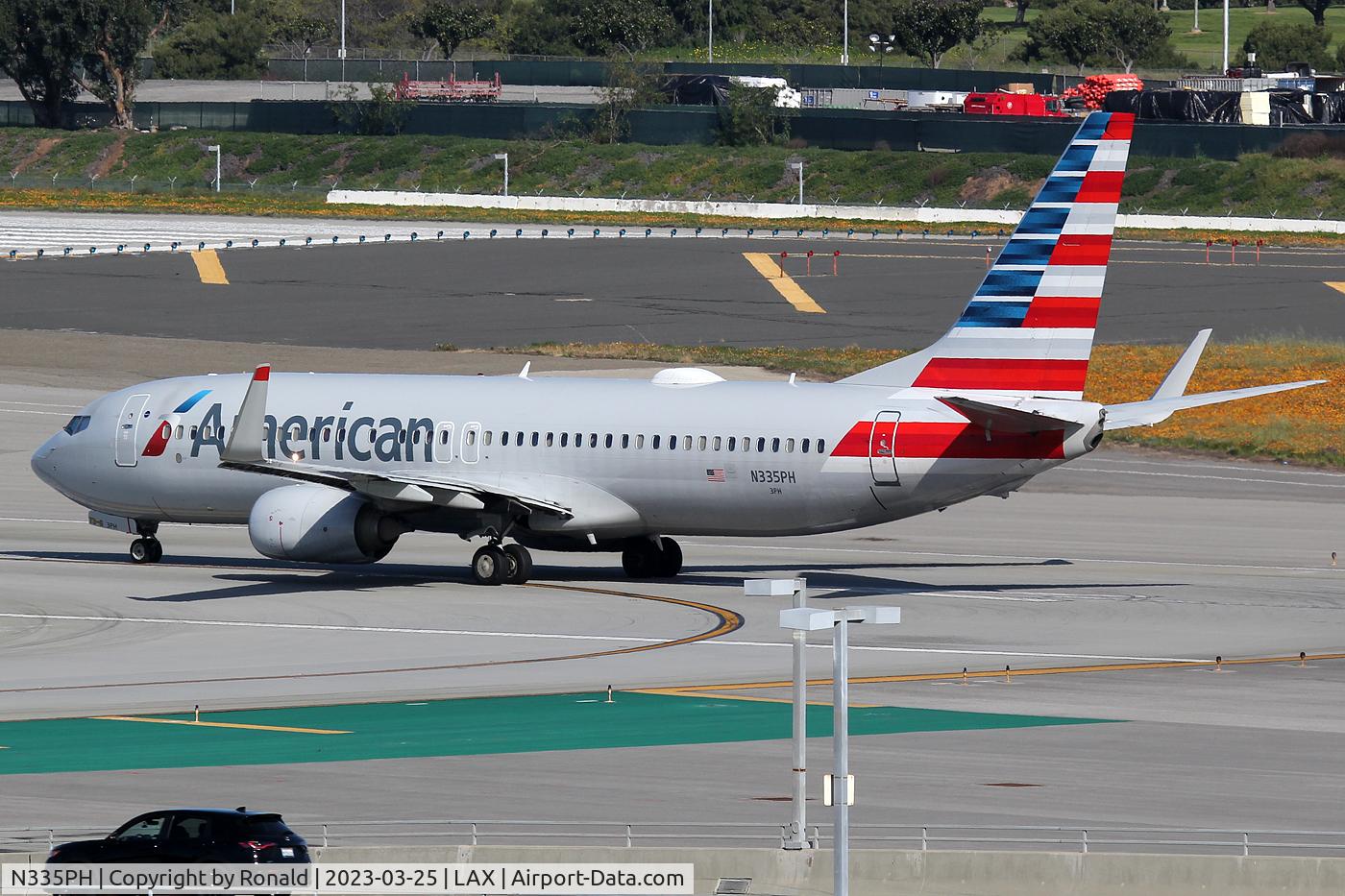 N335PH, 2017 Boeing 737-800 C/N 31265, at lax