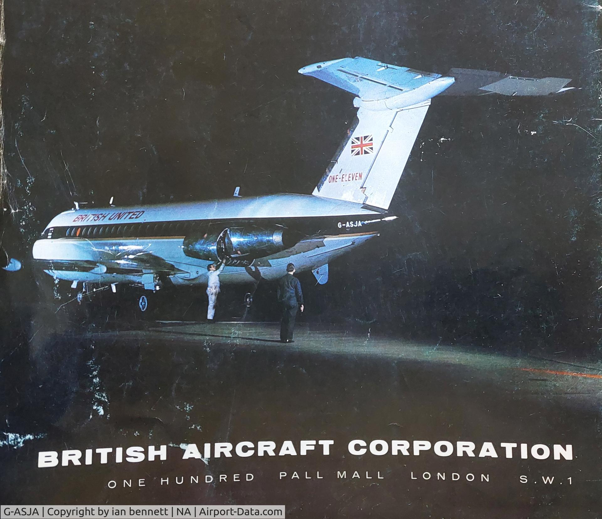 G-ASJA, 1963 BAC 111-201AC One-Eleven C/N BAC.005, Scanned from BAC brochure