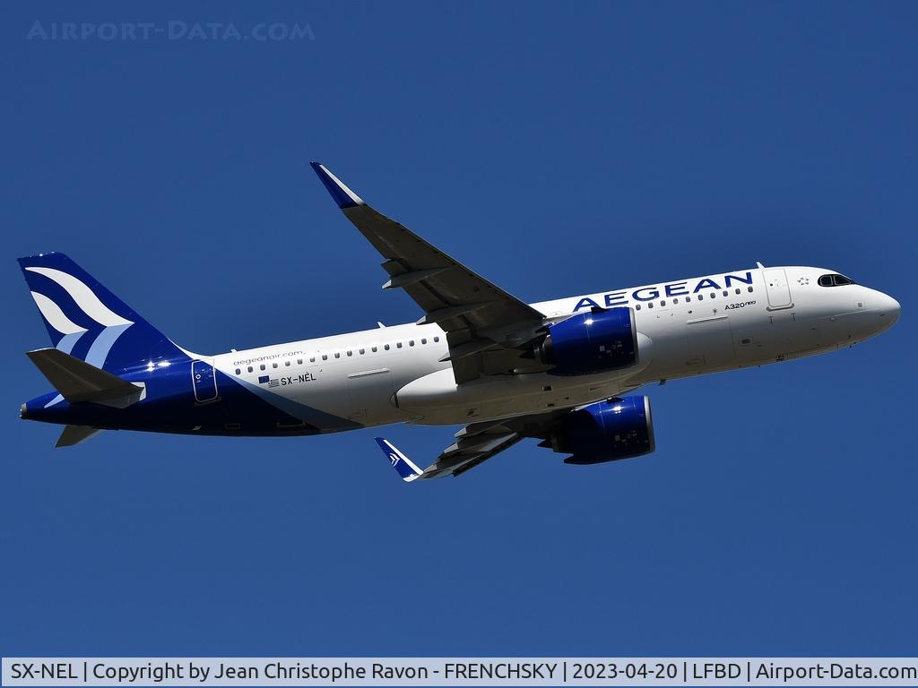 SX-NEL, 2023 Airbus A320-271N C/N 11399, Bordeaux (BOD)	Athens (ATH)	A3697