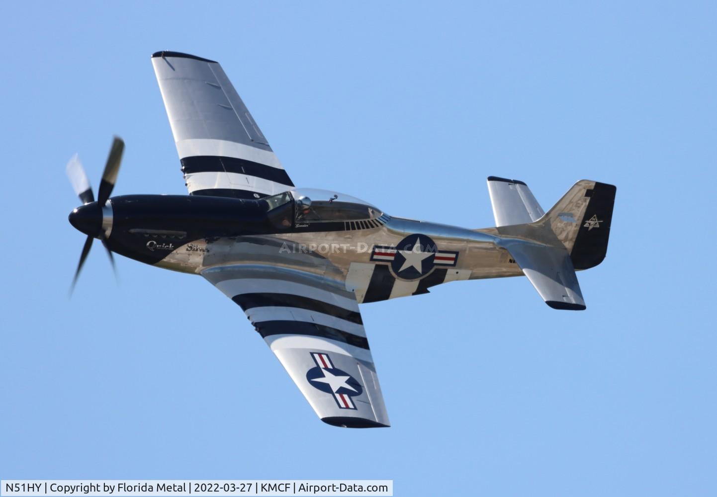 N51HY, 1944 North American P-51D Mustang C/N 124-48192, Quick Silver zx