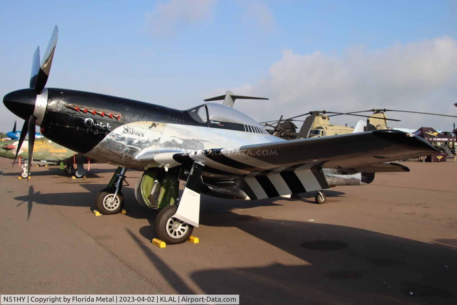 N51HY, 1944 North American P-51D Mustang C/N 124-48192, Quick Silver zx