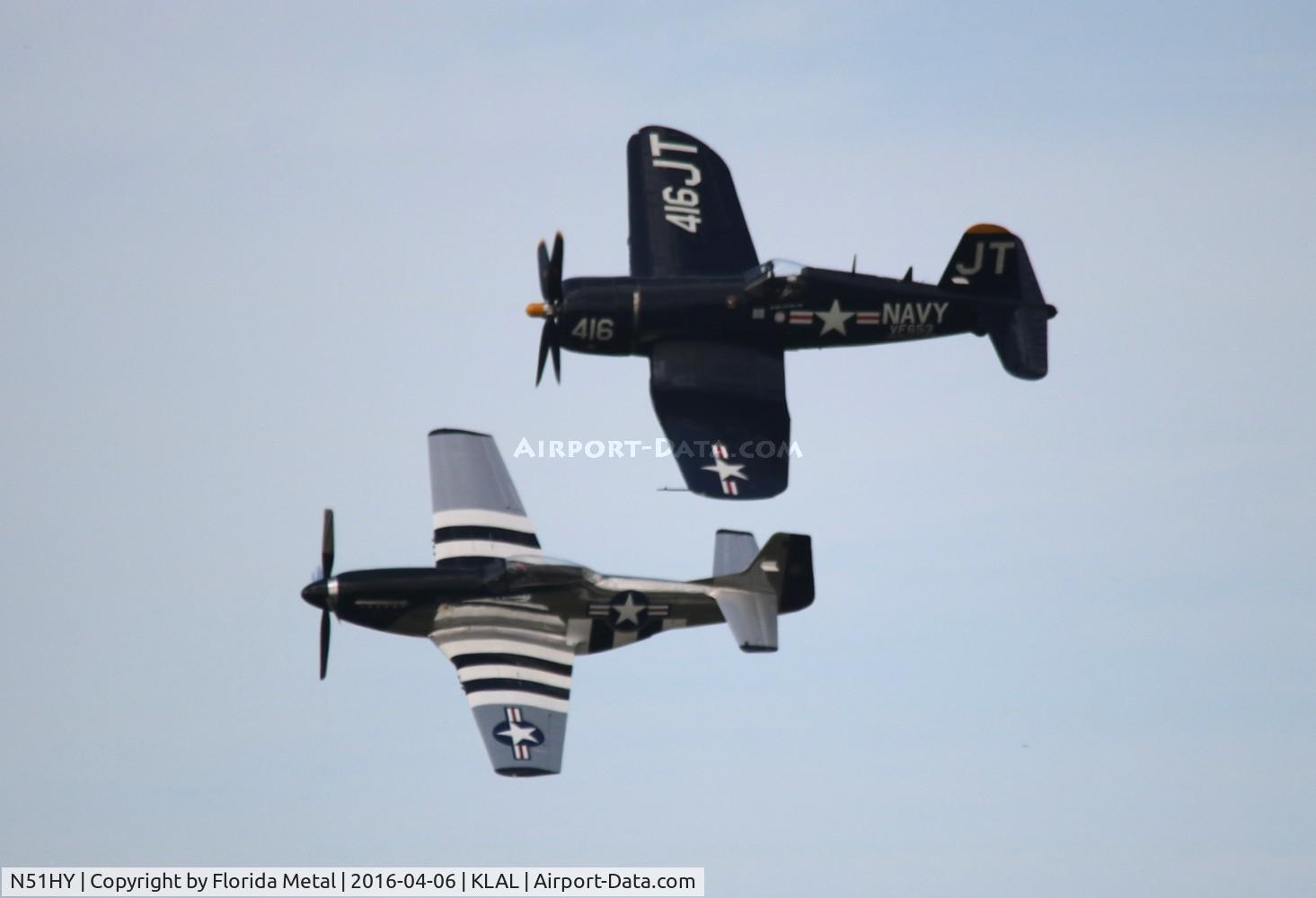 N51HY, 1944 North American P-51D Mustang C/N 124-48192, Sun N Fun 2016 zx LAL