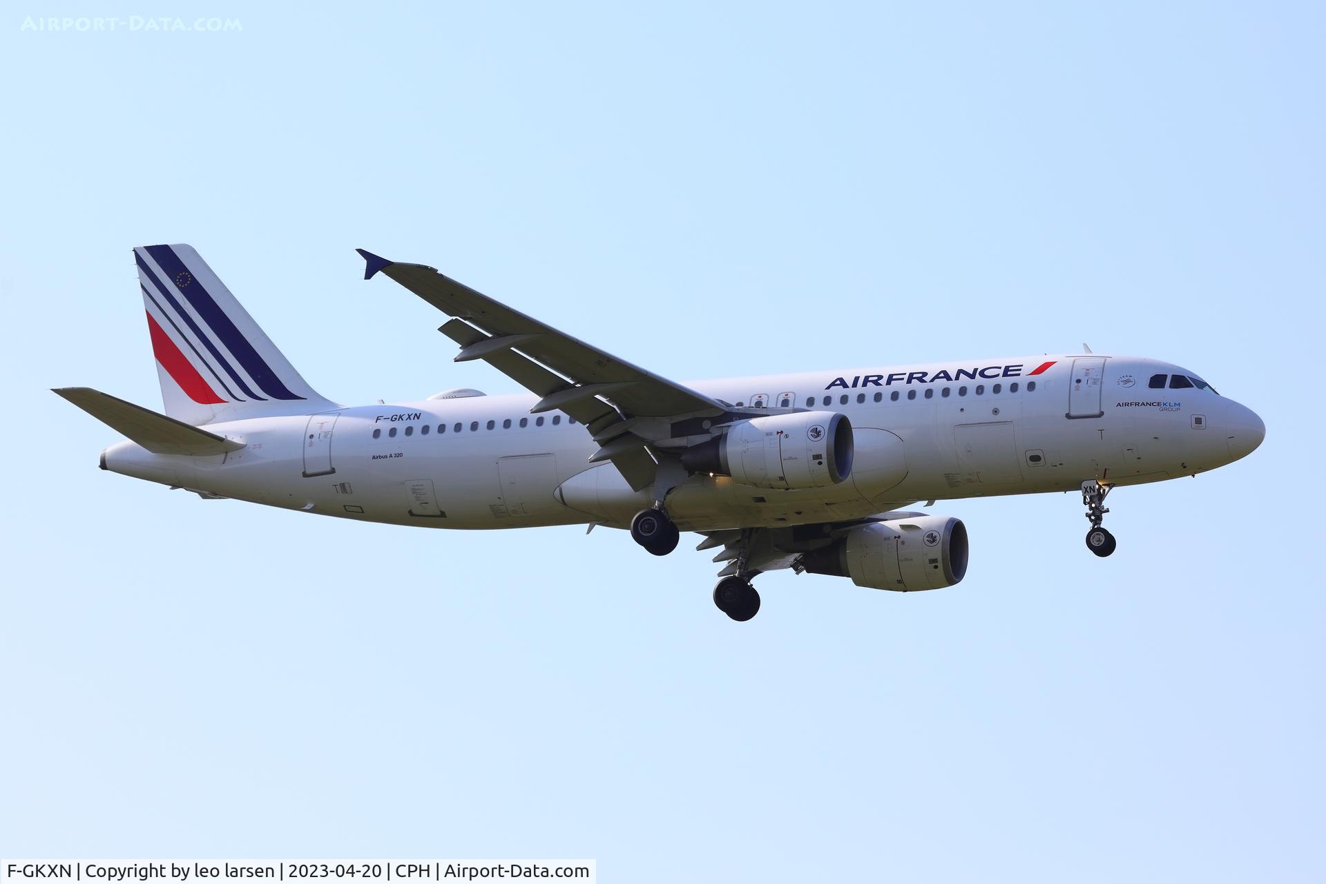 F-GKXN, 2006 Airbus A320-214 C/N 3008, Copenhagen 20.4.2023