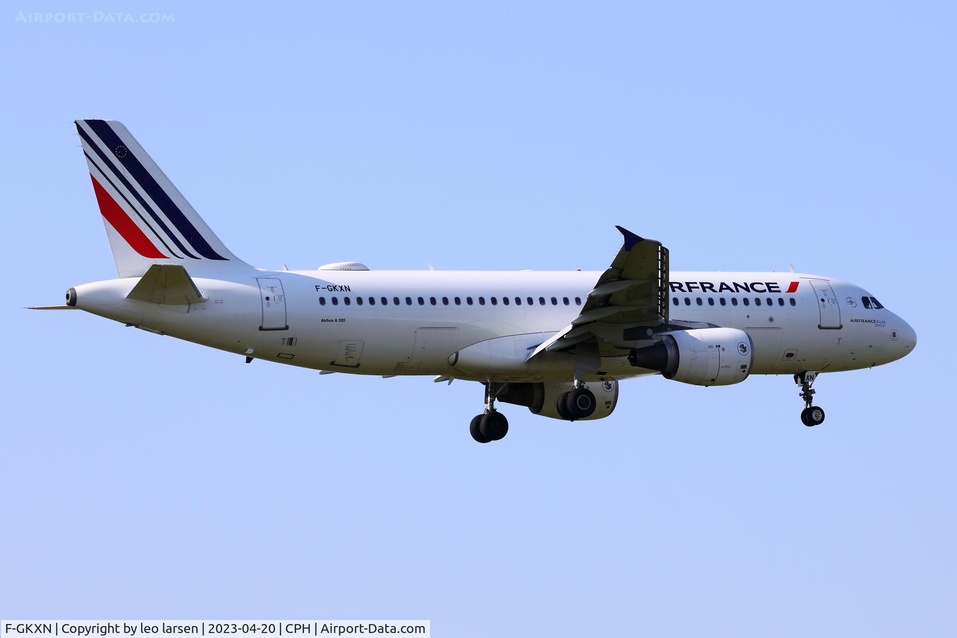 F-GKXN, 2006 Airbus A320-214 C/N 3008, Copenhagen 20.4.2023