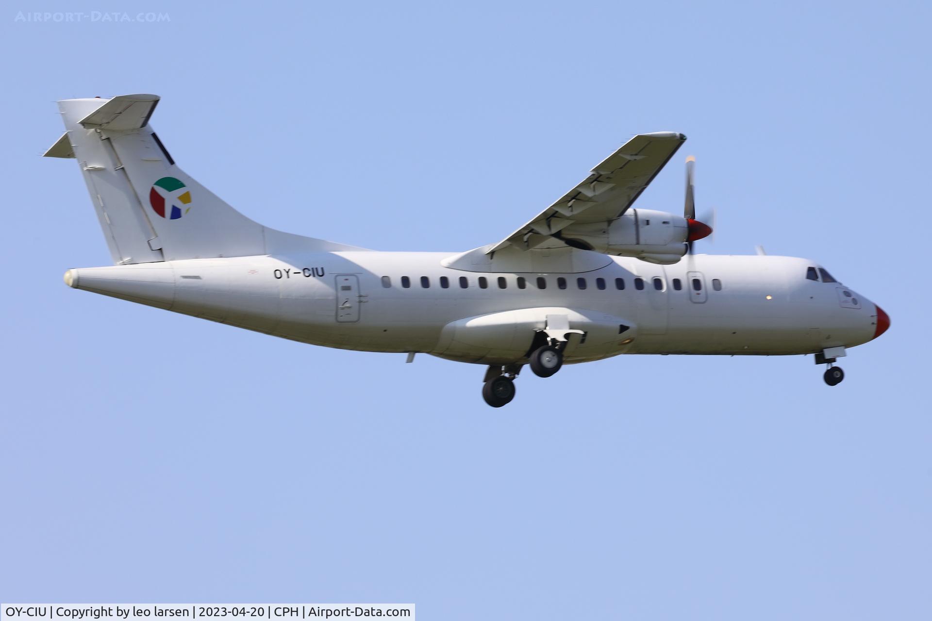 OY-CIU, 1988 ATR 42-312 C/N 112, Copenhagen 20.4.2023