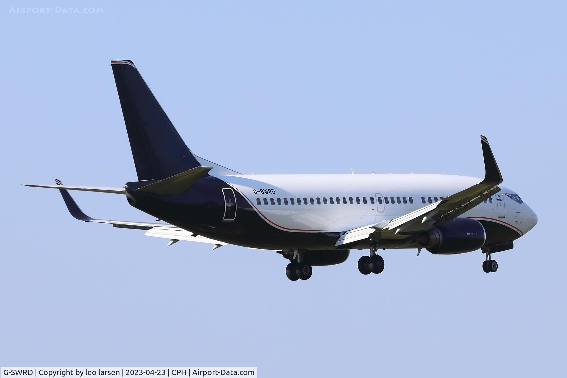 G-SWRD, 1995 Boeing 737-3L9 C/N 27834, Copenhagen 20.4.2023