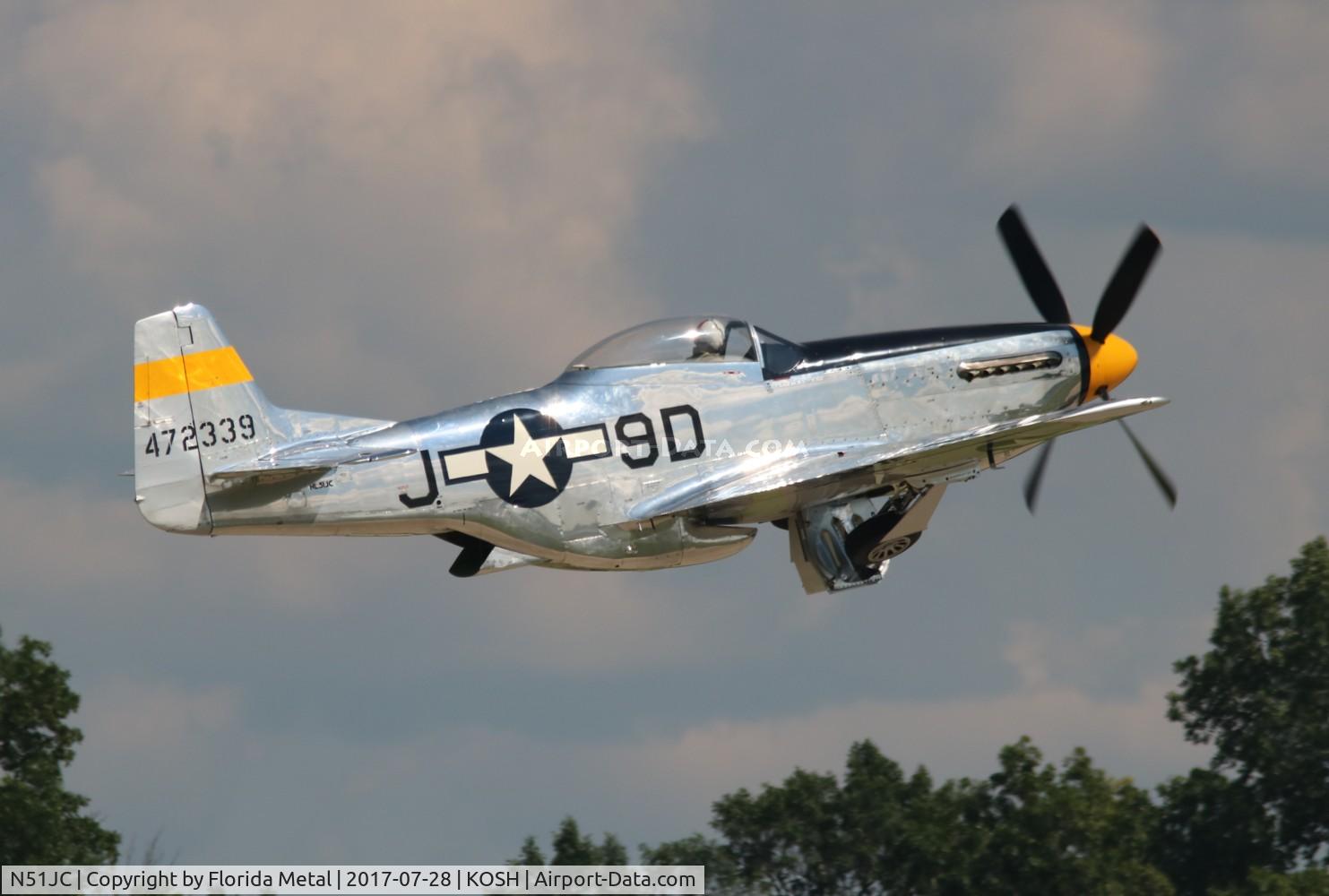 N51JC, 1944 North American P-51D Mustang C/N 122-38798, The Brat III zx