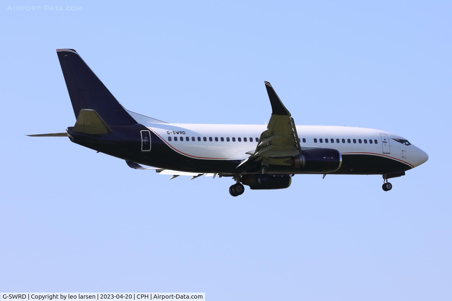 G-SWRD, 1995 Boeing 737-3L9 C/N 27834, Copenhagen 20.4.2023
