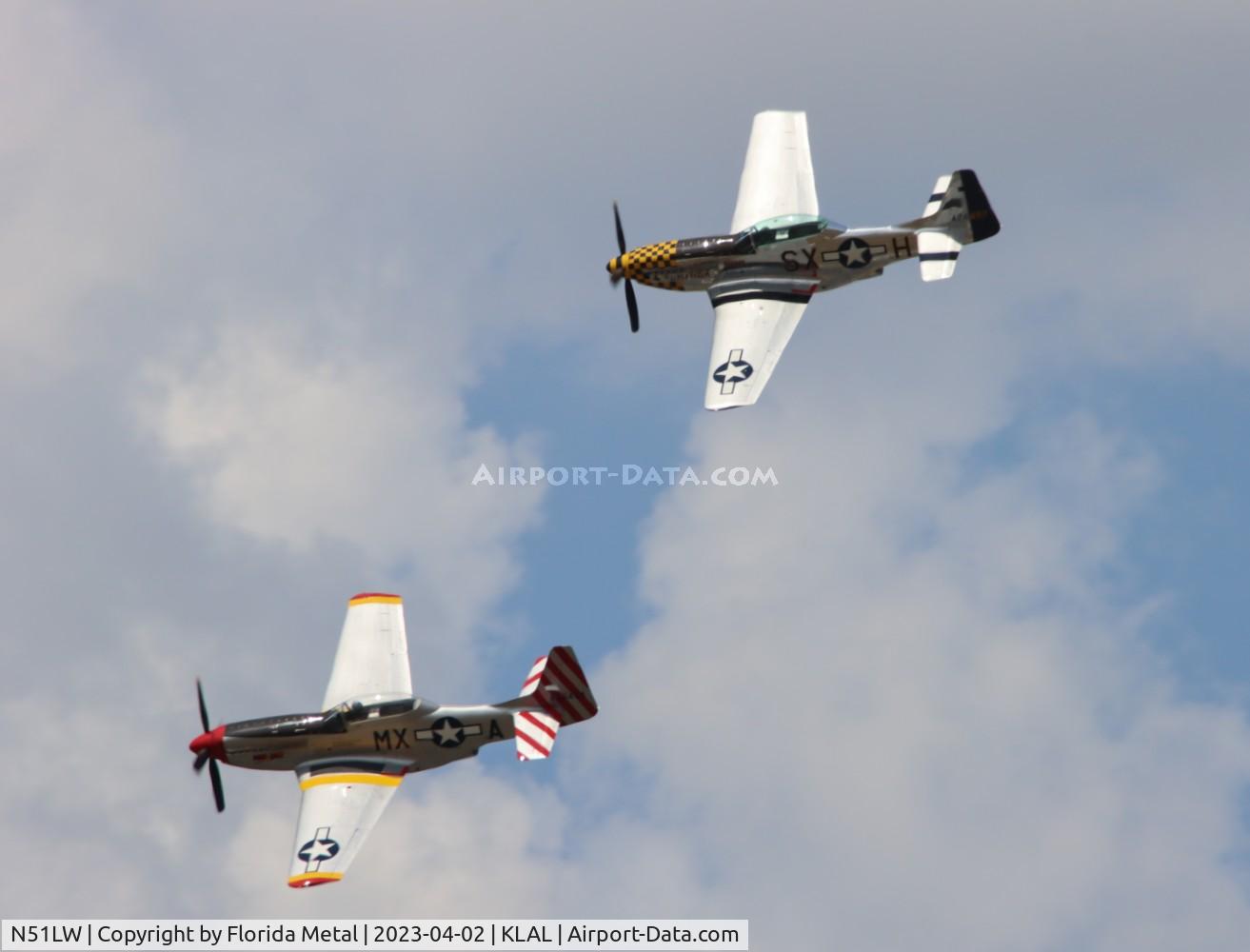 N51LW, 1962 North American P-51D Mustang C/N 122-41037, Sun N Fun 2023 zx LAL