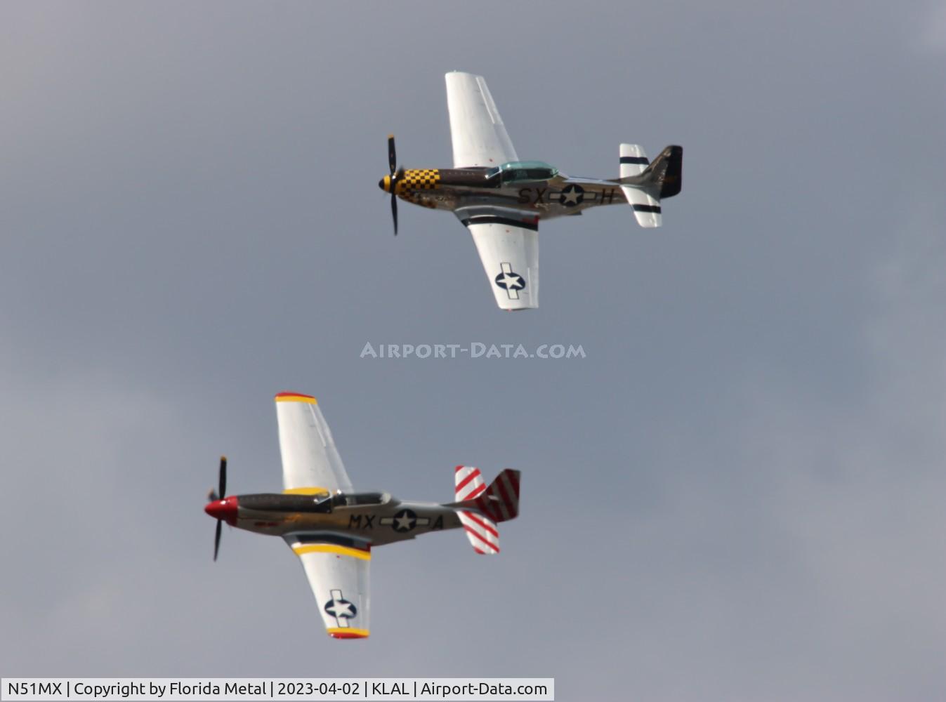 N51MX, 1944 North American F-51D Mustang C/N 45-11559, Sun N Fun 2023 zx LAL