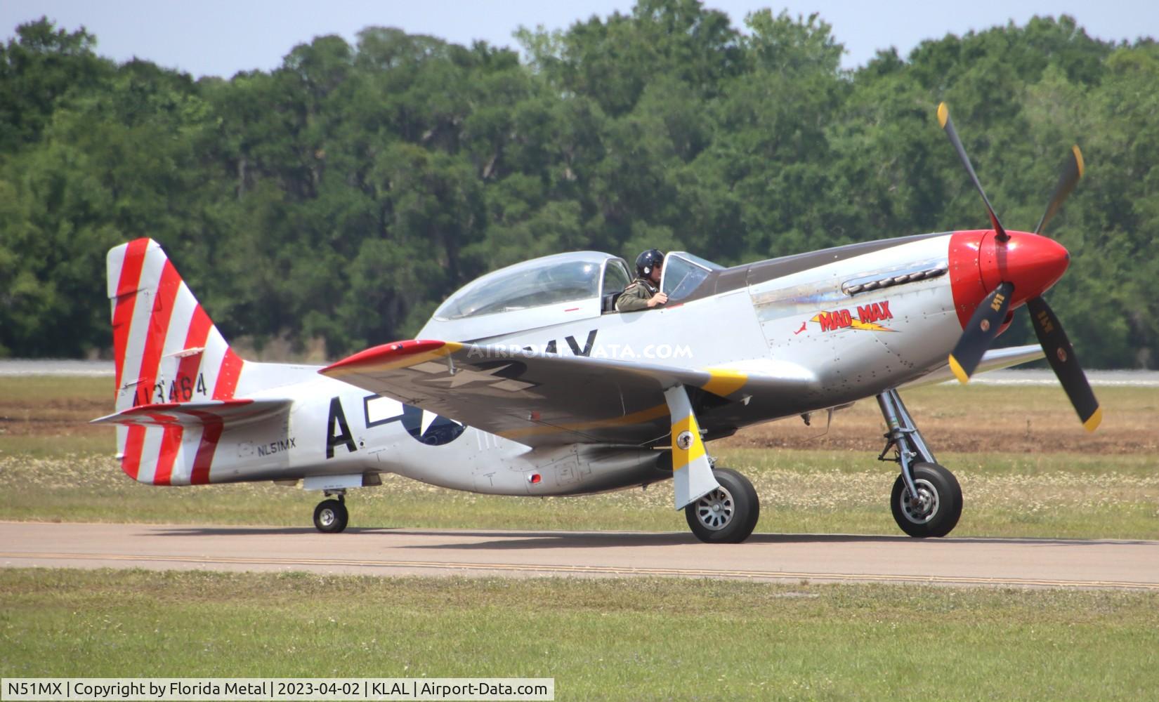 N51MX, 1944 North American F-51D Mustang C/N 45-11559, Mad Max zx