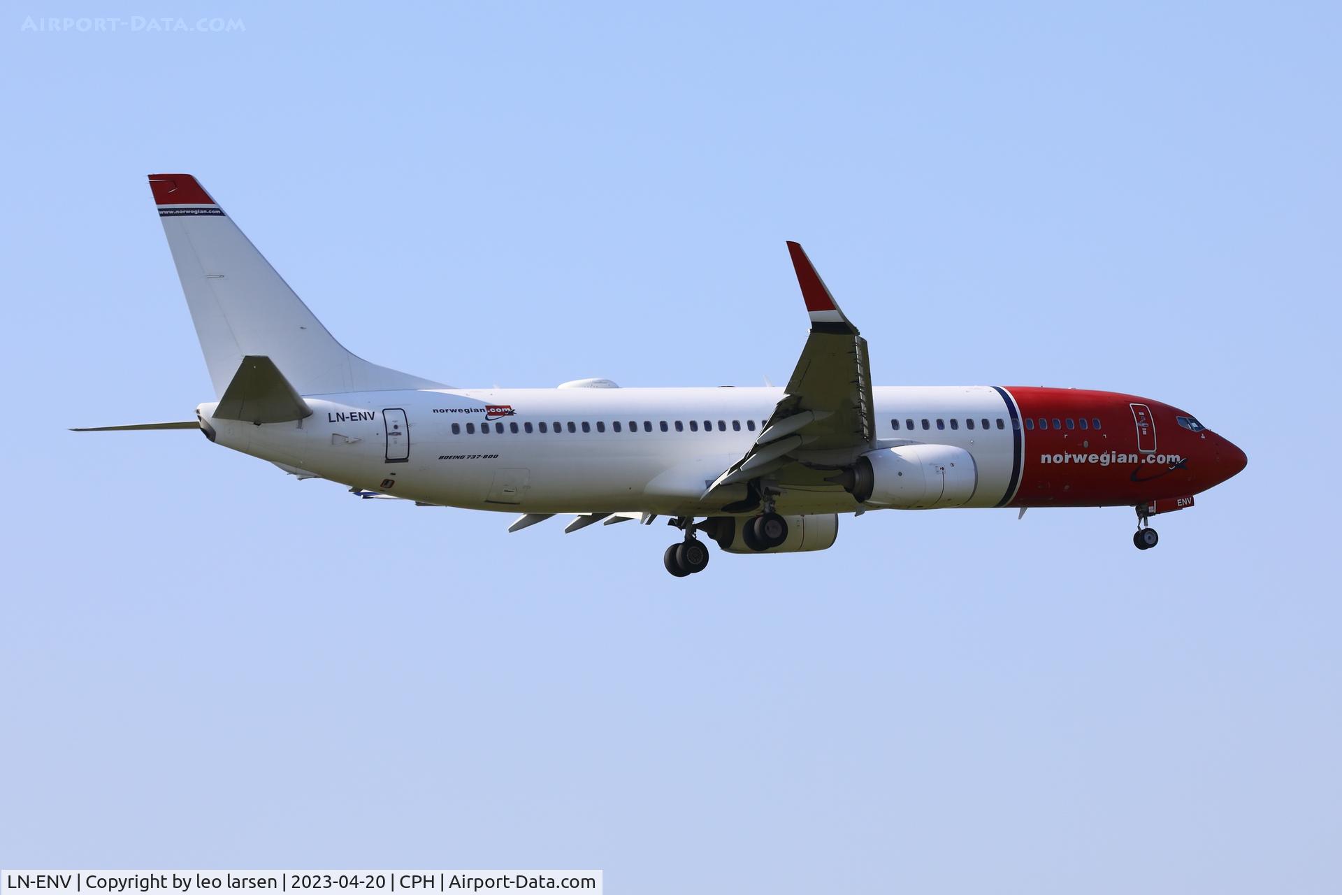 LN-ENV, 2015 Boeing 737-8JP C/N 41140, Copenhagen 20.4.2023