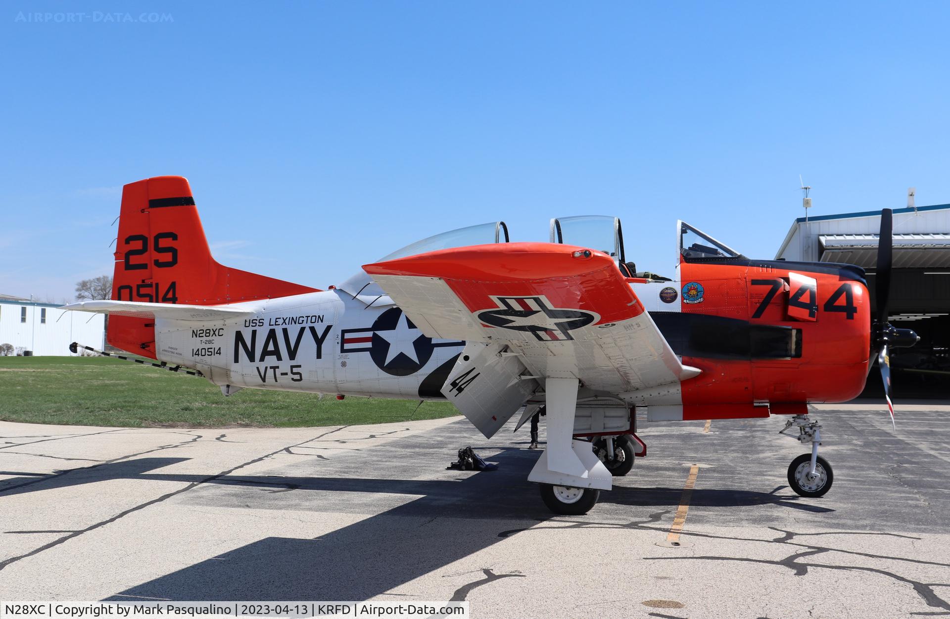 N28XC, 1954 North American T-28C Trojan C/N 226-91 (140514), North American T-28C