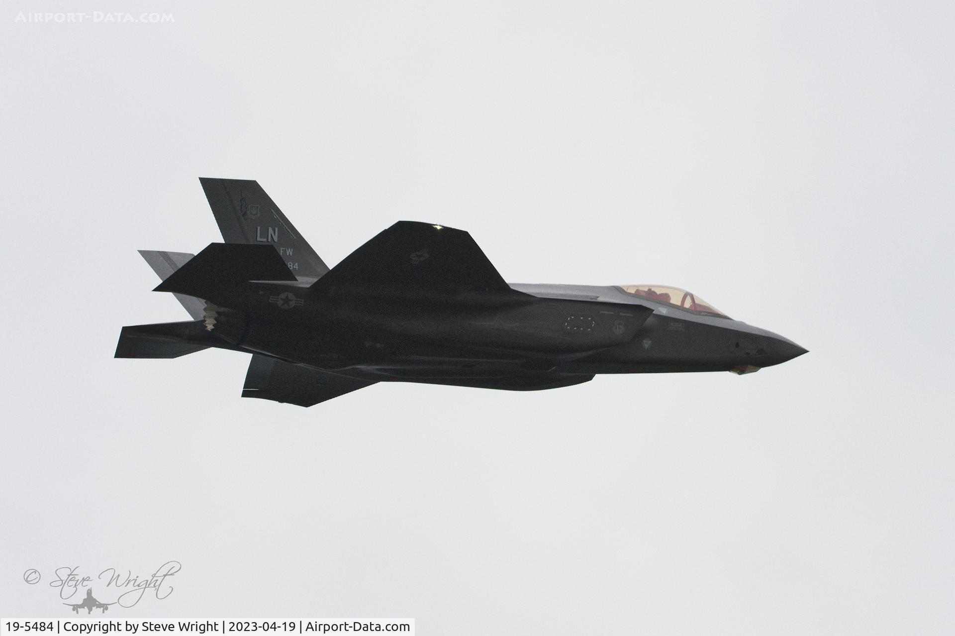 19-5484, 2021 Lockheed Martin F-35A Lightning II C/N AF-312, Cad West, Mach Loop. Wales UK
