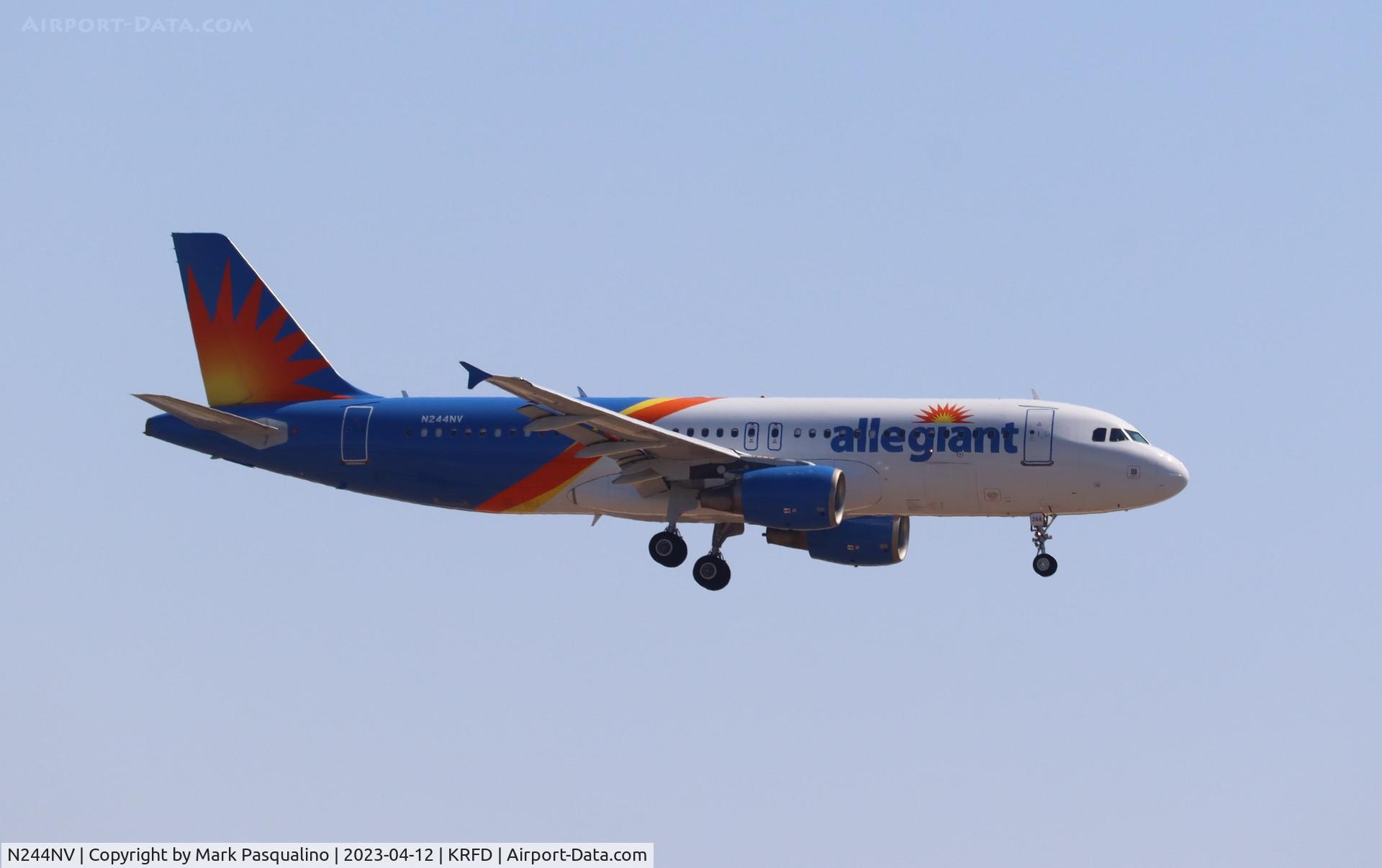 N244NV, 2001 Airbus A320-214 C/N 1430, Airbus A320-214