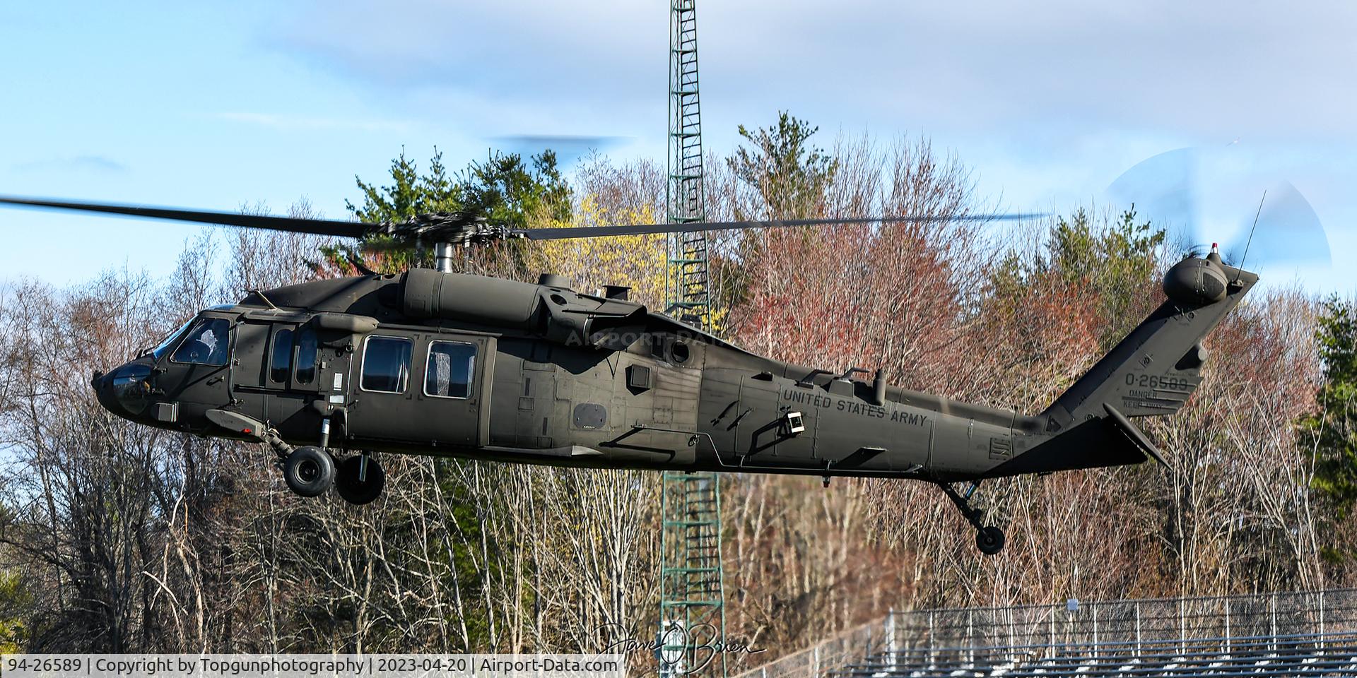 94-26589, 1994 Sikorsky UH-60L Black Hawk C/N 70-2109, into local HS for ROTC