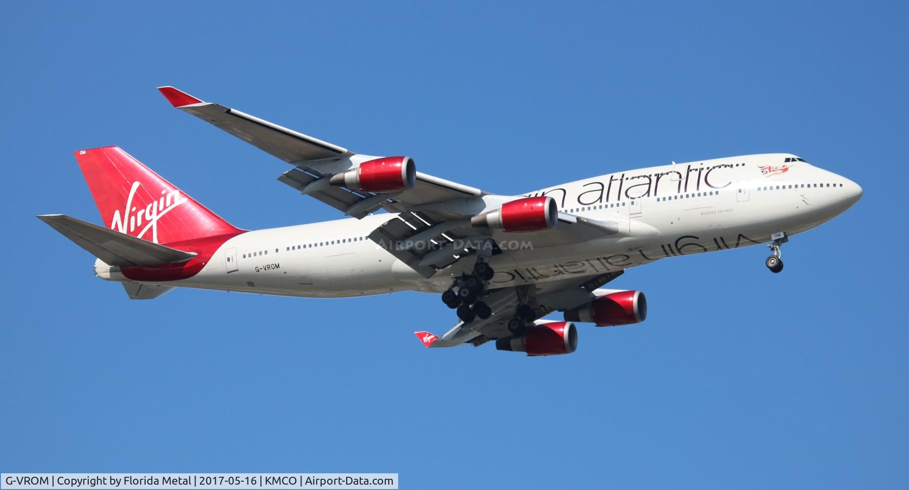G-VROM, 2001 Boeing 747-443 C/N 32339, Virgin 744 zx