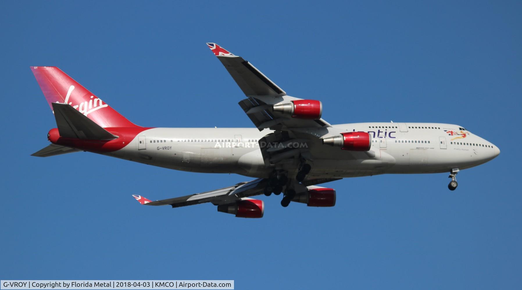 G-VROY, 2001 Boeing 747-443 C/N 32340, Virgin 744 zx