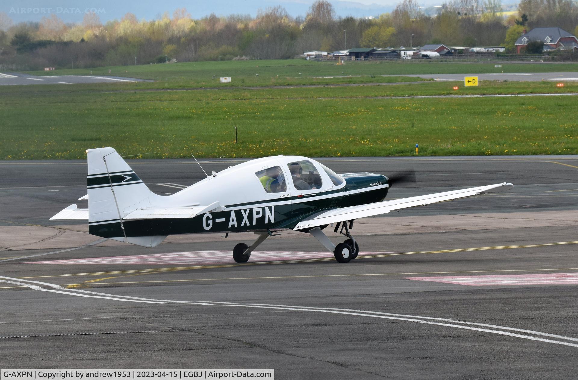 G-AXPN, 1969 Beagle B-121 Pup Series 2 (Pup 150) C/N B121-123, G-AXPN at Gloucestershire Airport.