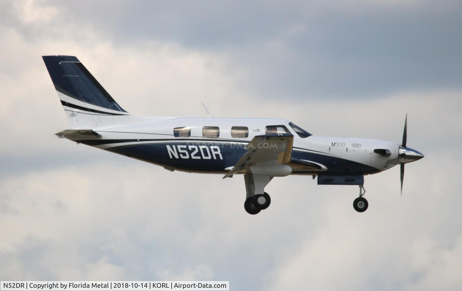 N52DR, 2018 Piper PA-46-500TP C/N 4697645, M500 zx