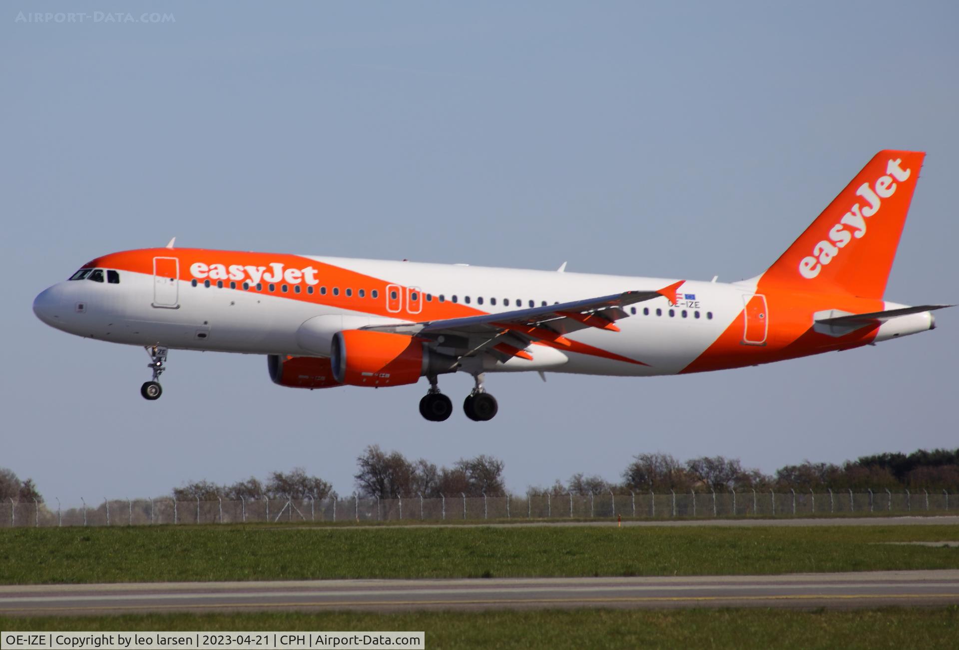 OE-IZE, 2011 Airbus A320-214 C/N 4594, Copenhagen 21.4.2023 l/d R-04L