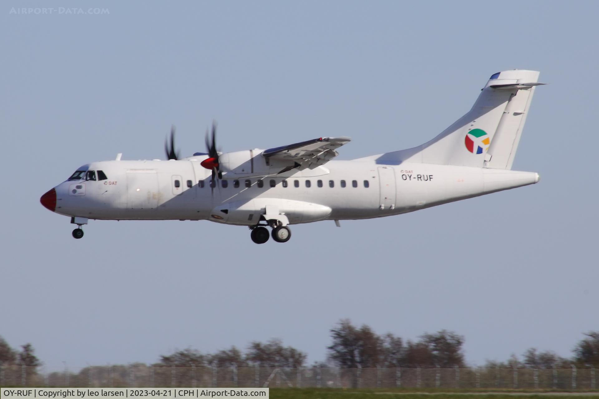 OY-RUF, 1997 ATR 42-500 C/N 515, Copenhagen 21.4.2023