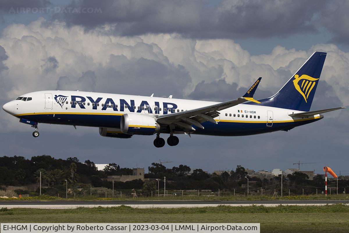 EI-HGM, 2021 Boeing 737-8-200 MAX C/N 65875, Runway 31