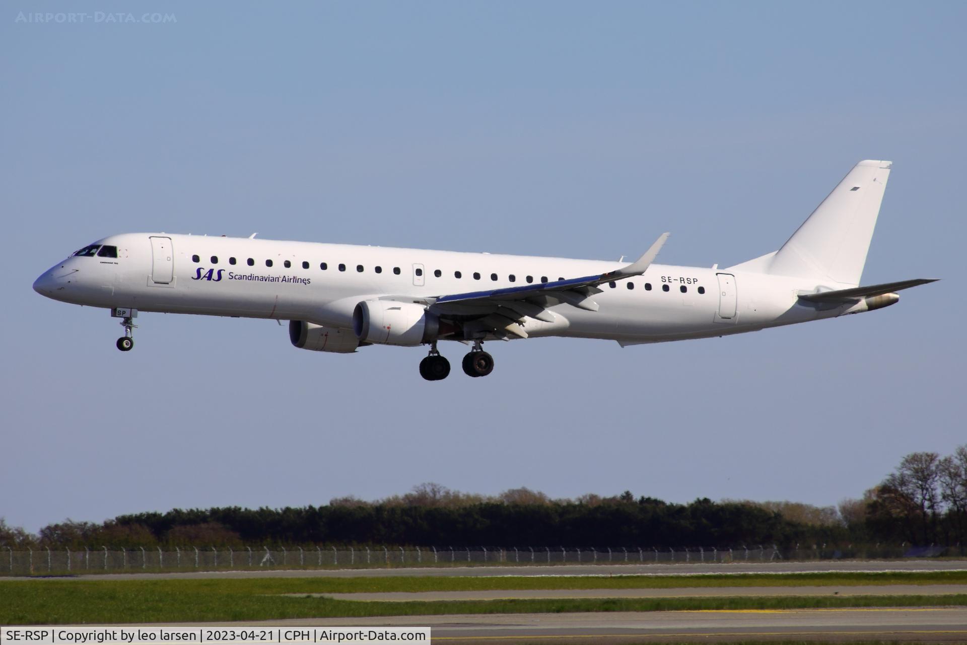 SE-RSP, 2010 Embraer EMB-195LR C/N 19000401, Copenhagen 21.4.2023