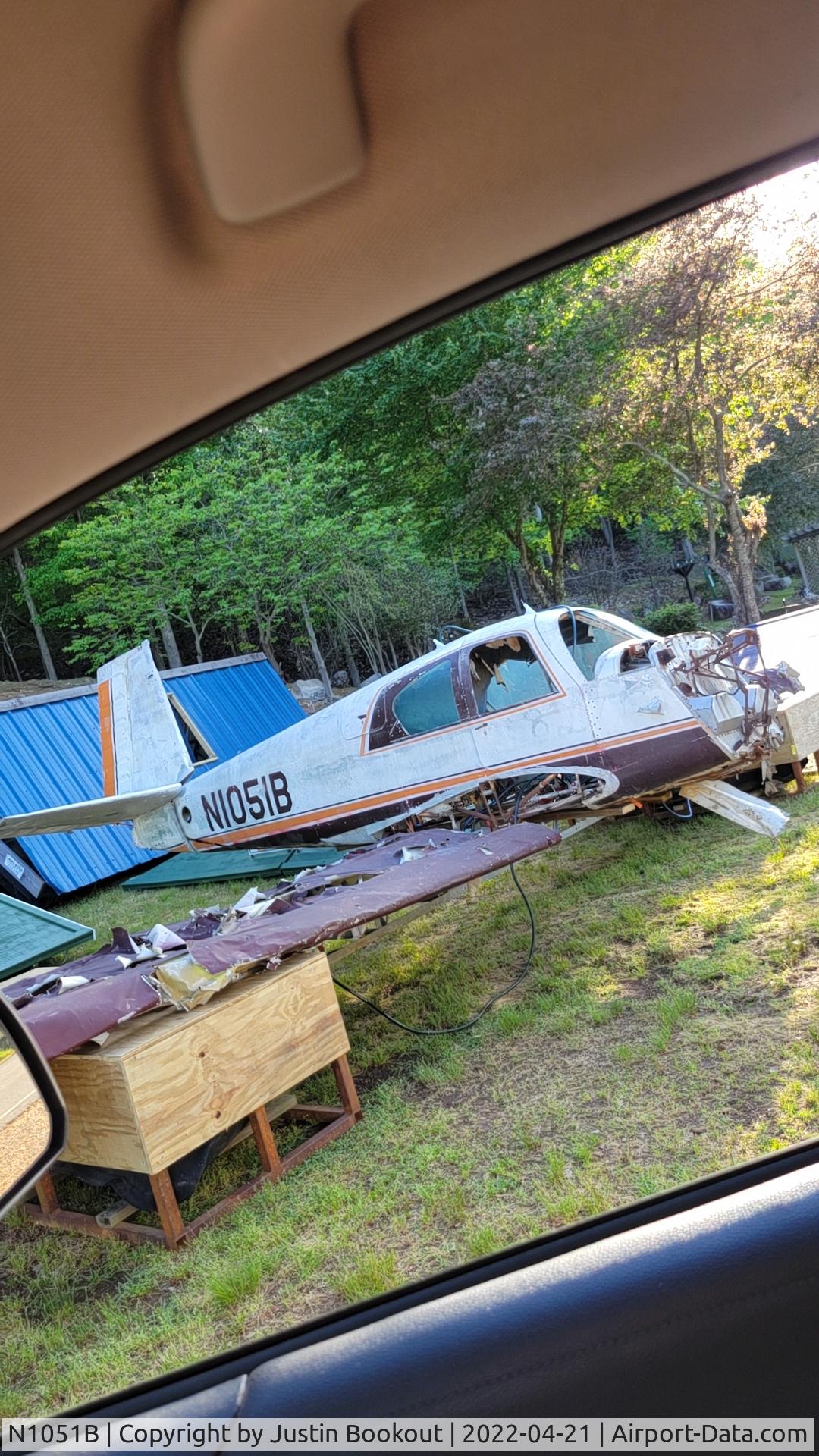 N1051B, 1958 Mooney M20A C/N 1278, At Lake DeGray, Arkadelphia, AR.