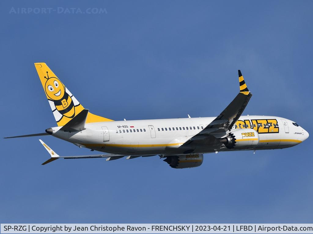SP-RZG, 2021 Boeing 737-8 MAX C/N 62320, Bordeaux (BOD)	Krakow (KRK)	FR9835