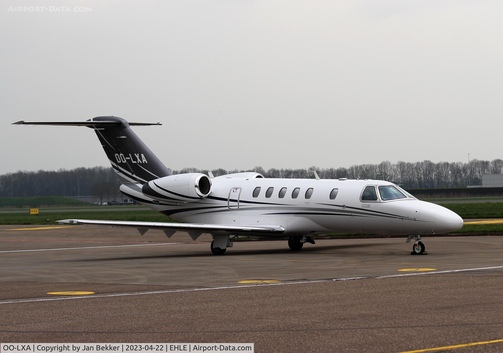 OO-LXA, 2022 Cessna 525C CitationJet CJ4 CitationJet CJ4 C/N 525C-0396, Lelystad Airport