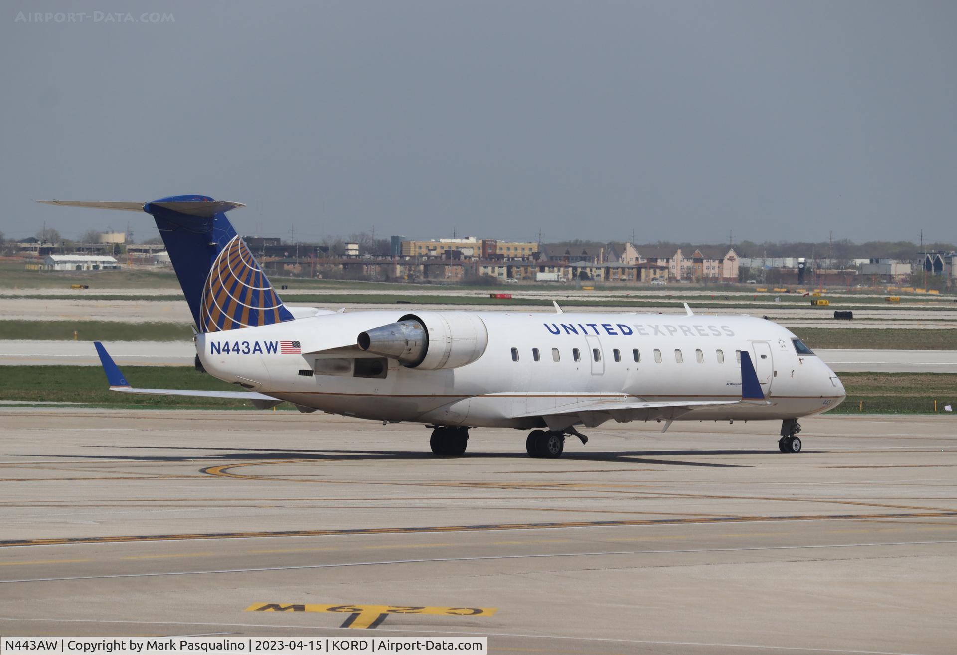 N443AW, 2003 Bombardier CRJ-200LR (CL-600-2B19) C/N 7781, CL600-2B19