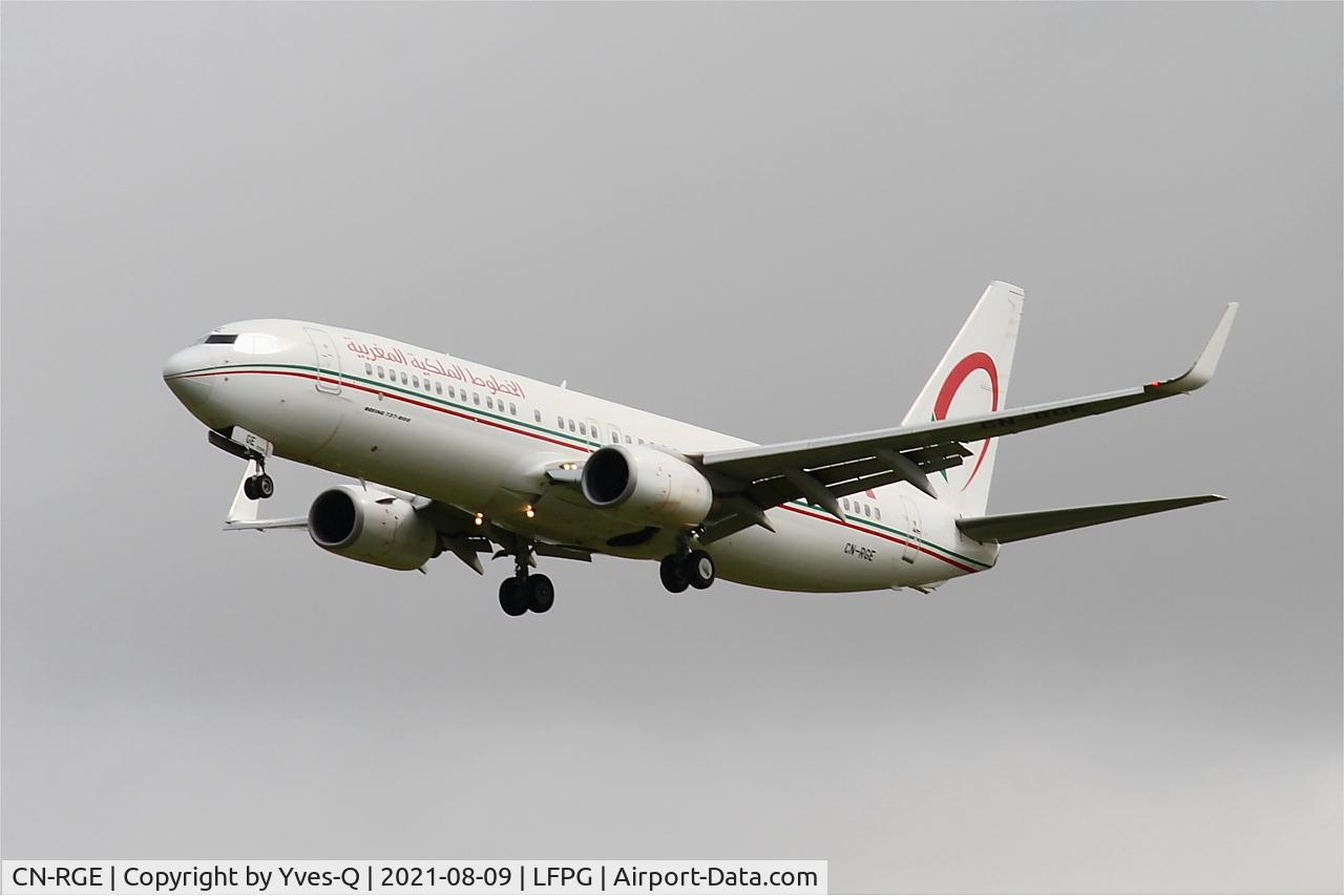 CN-RGE, 2011 Boeing 737-86N C/N 36822, Boeing 737-86N, Short approach rwy 26L, Roissy Charles De Gaulle airport (LFPG-CDG)