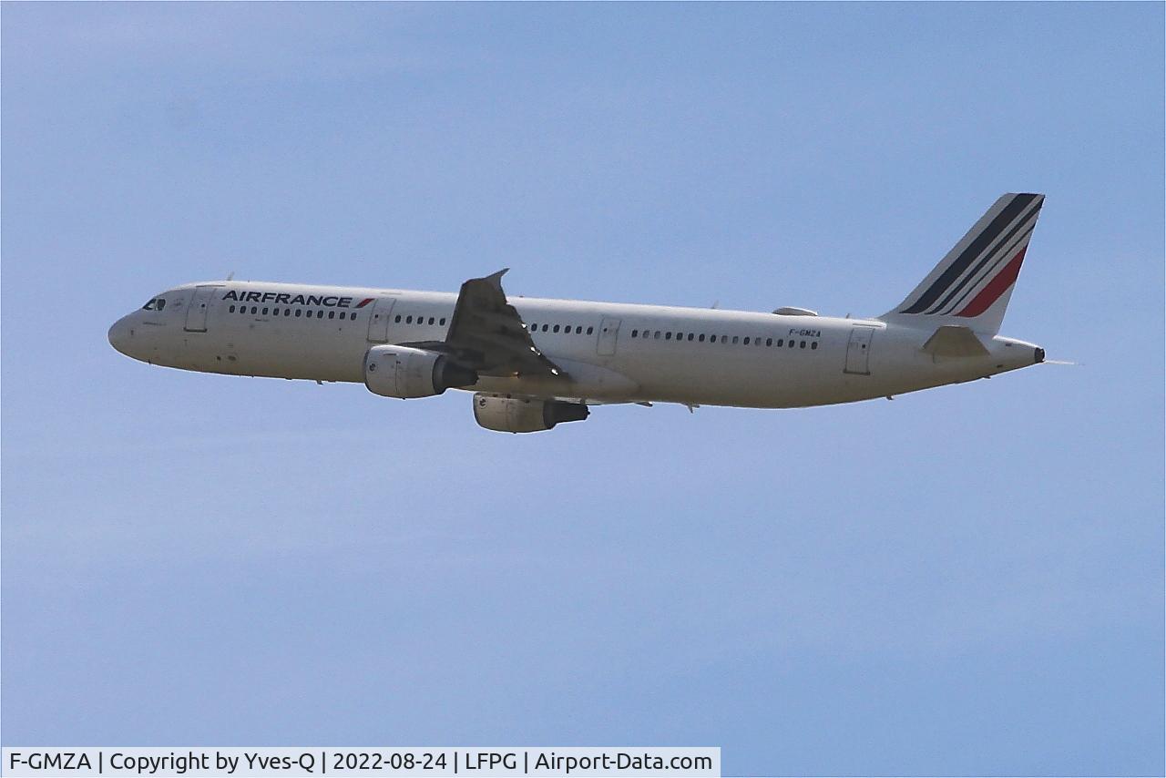 F-GMZA, 1994 Airbus A321-111 C/N 498, Airbus A321-111, Climbing from rwy 08L, Roissy Charles De Gaulle airport (LFPG-CDG)