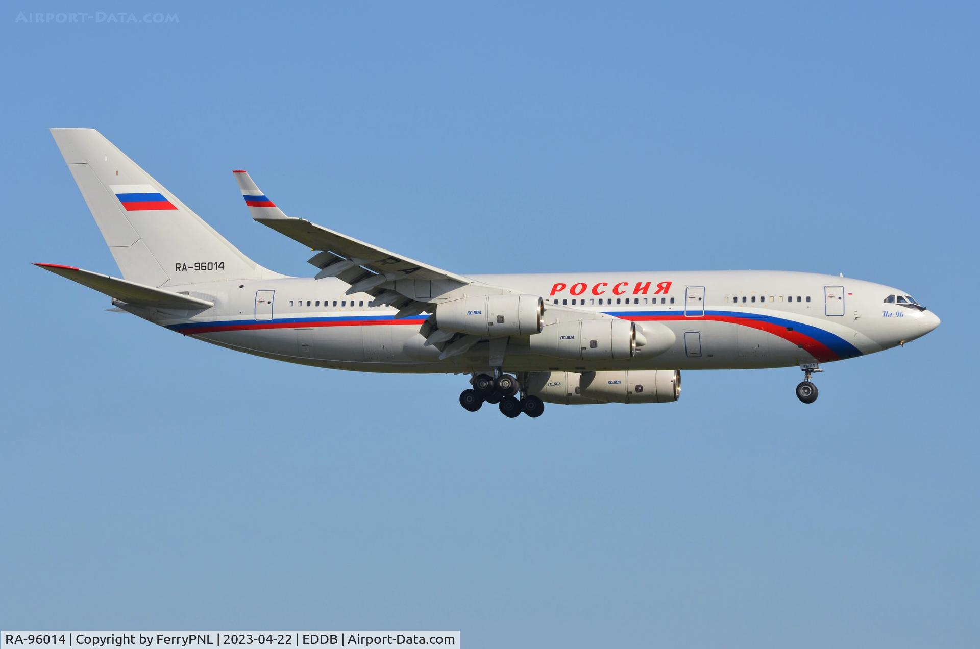 RA-96014, 2004 Ilyushin Il-96-300 C/N 74393202011, Big surprise in Berlin last week: Rossiya IL96