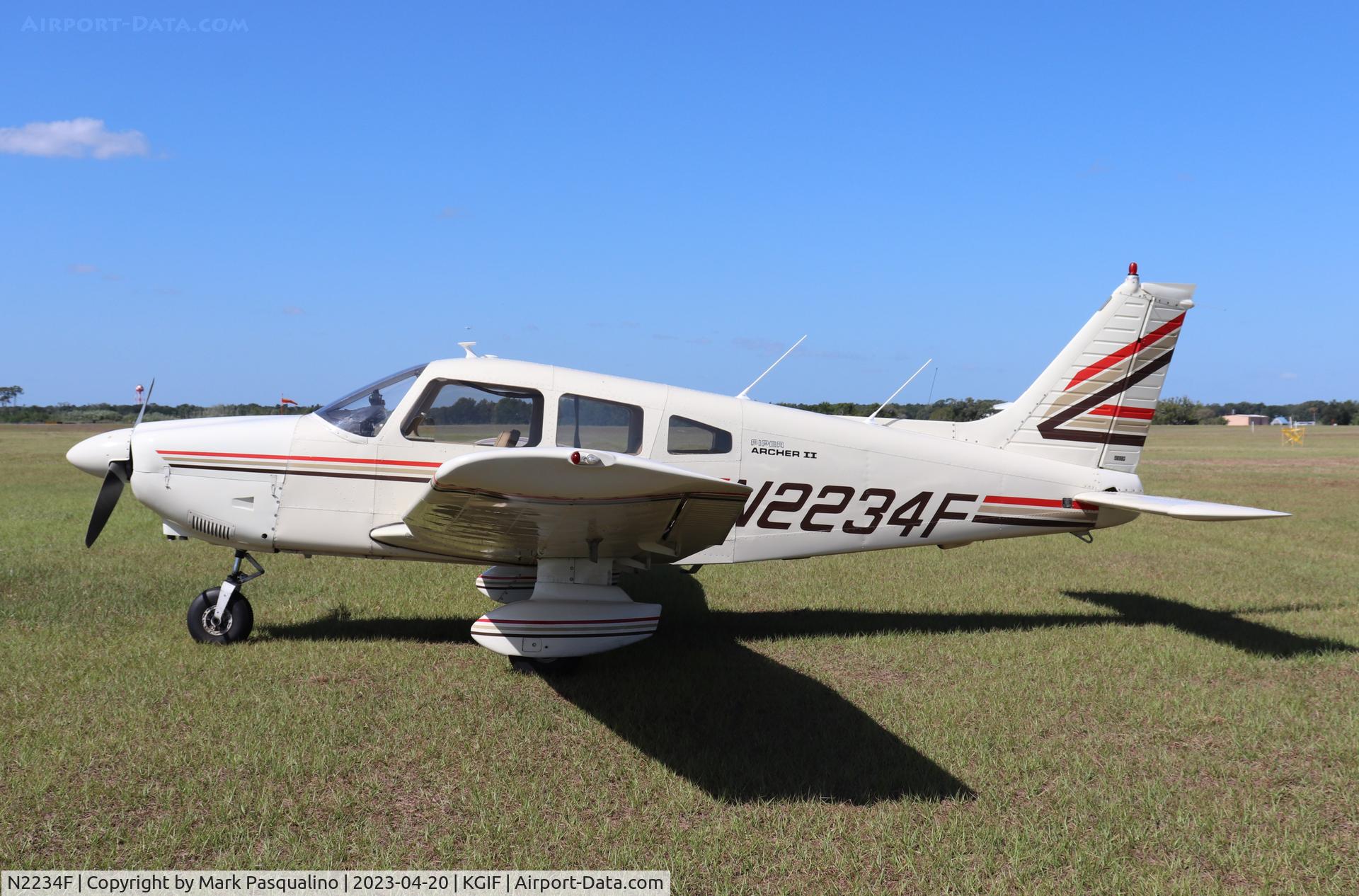 N2234F, 1978 Piper PA-28-181 C/N 28-7990207, Piper PA-28-181