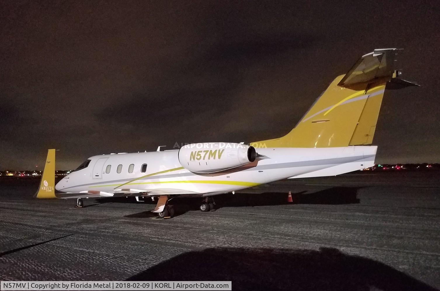 N57MV, 1985 Gates Learjet 55 C/N 113, Lear 55 zx